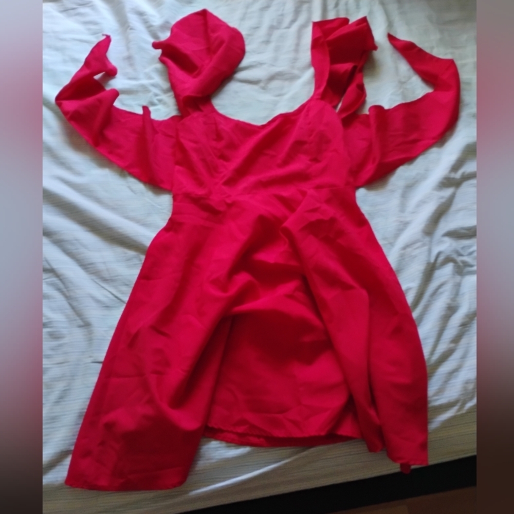 Red dress
